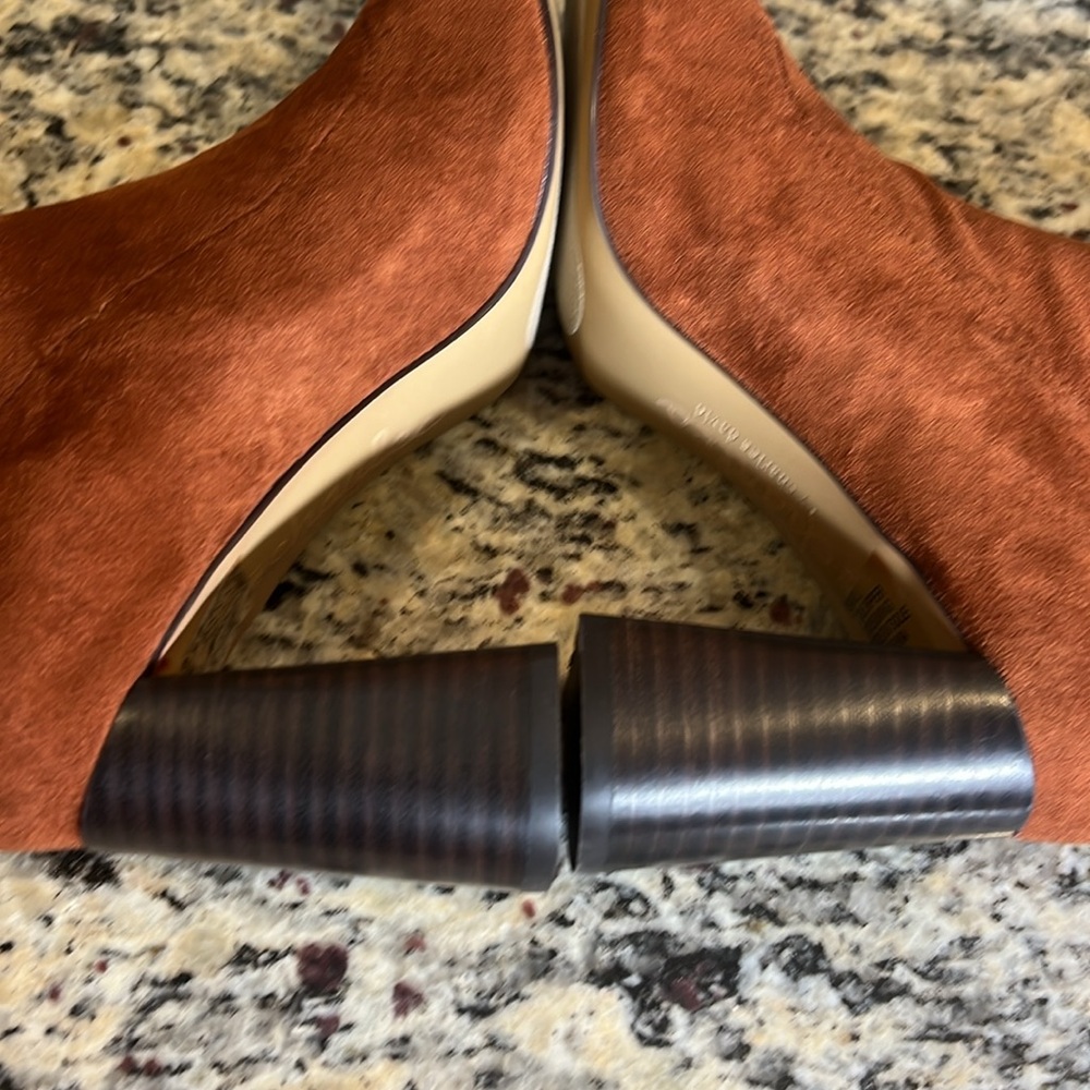 Charles David Faux Suede Pull On Boots - Picture 9 of 11